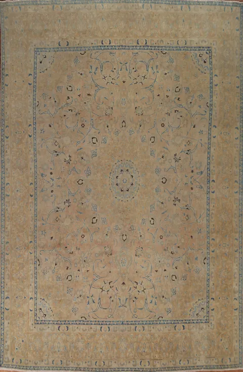 Traditional Kashmar Persian Area Rug 9x12