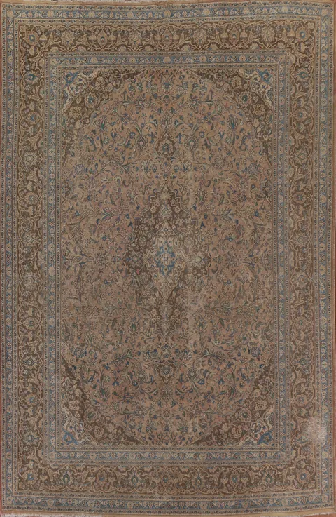 Traditional Kashan Persian Area Rug 9x13