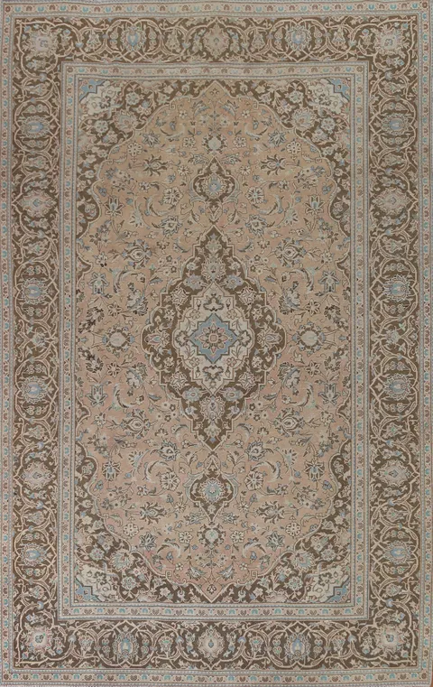 Traditional Kashan Persian Area Rug 8x11