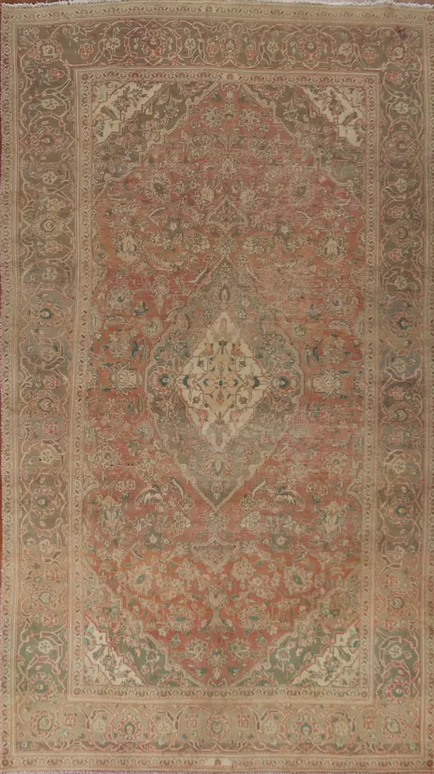 Traditional Kashan Persian Area Rug 6x11
