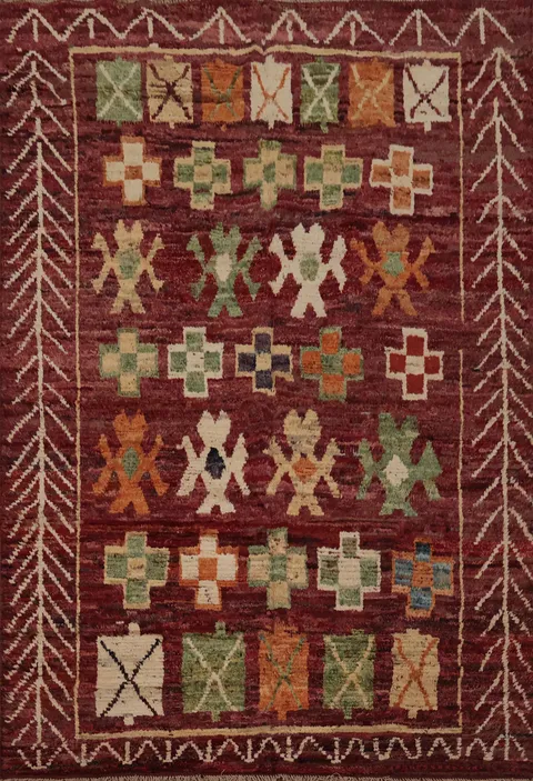 Geometric Moroccan Area Rug 7x10