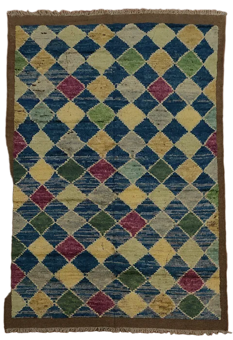 Add Vibrancy with a Multi-Diamond Moroccan Area Rug 7x10
