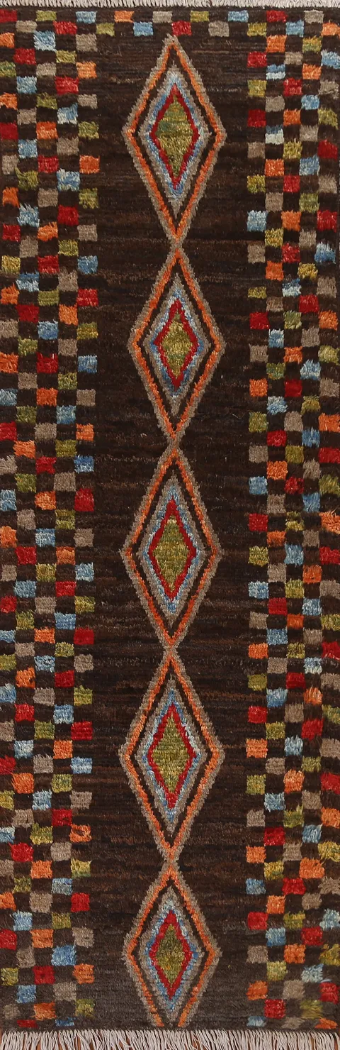 Moroccan Oriental Runner Rug 3x9