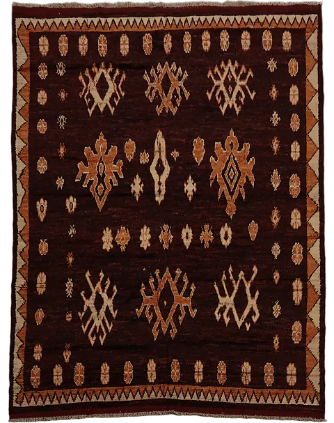 Handmade Moroccan Wool Area Rug 8x10