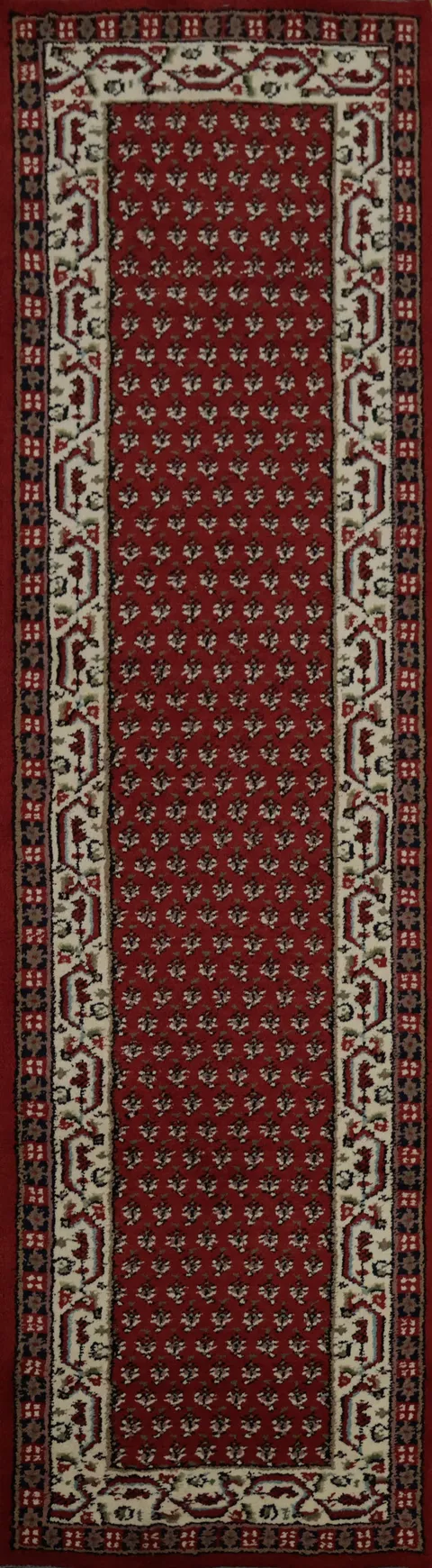 Red Botemir Oriental Runner Rug 3x10