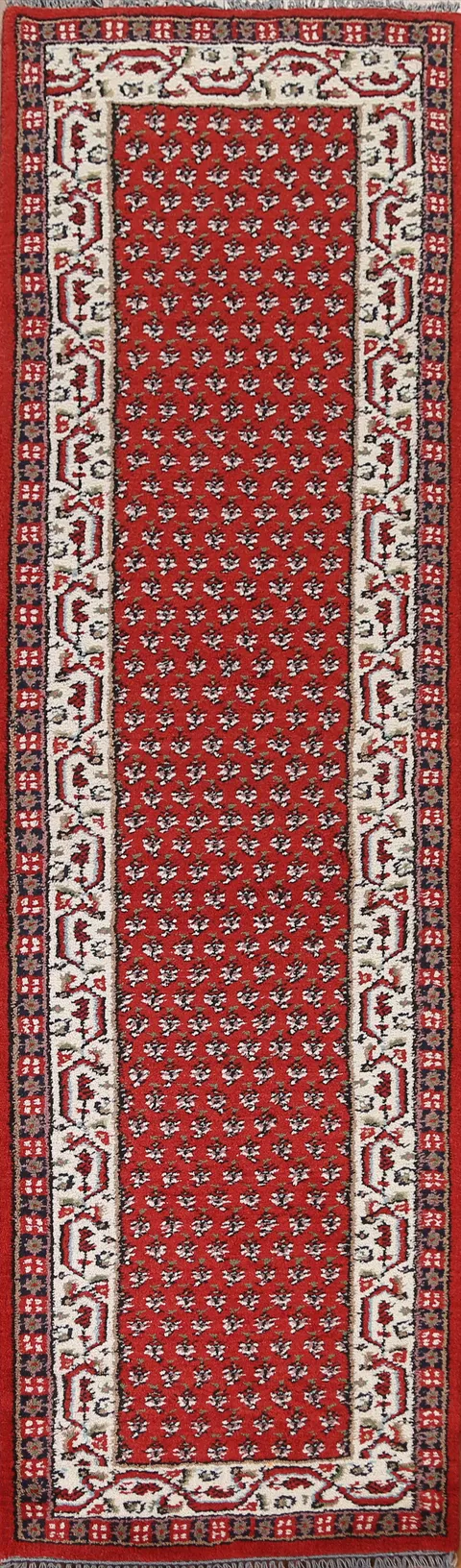 Red Botemir Oriental Runner Rug 3x10