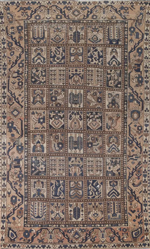 Garden Design Bakhtiari Persian Area Rug 6x10