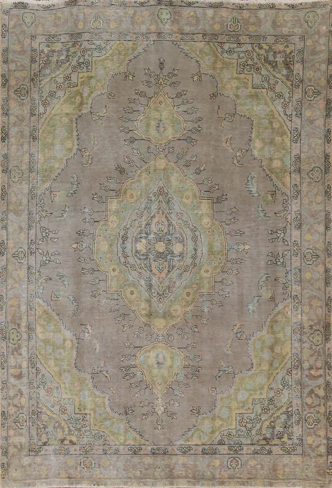 Over-Dyed Tabriz Persian Area Rug 8x11