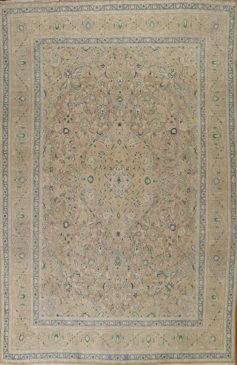 Traditional Kashan Persian Area Rug 9x12