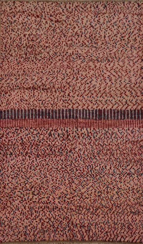 Elegant Speckled Moroccan Area Rug 5x8 for Modern Home Aesthetics