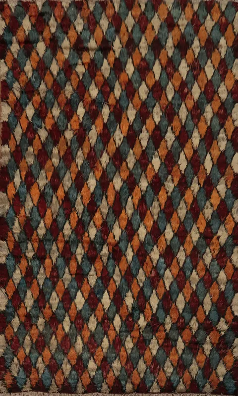 Bold Diamonds Moroccan Area Rug 7x10 to Enhance Your Décor Style