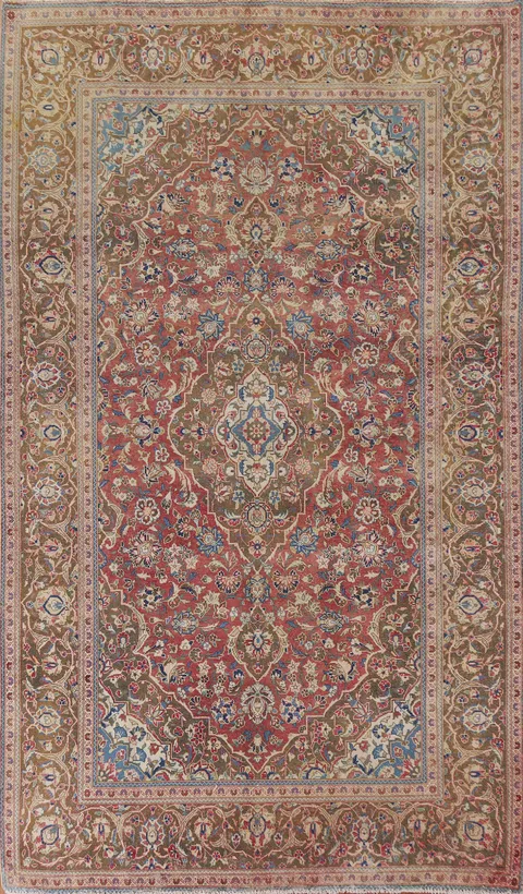 Traditional Kashan Persian Area Rug 7x10