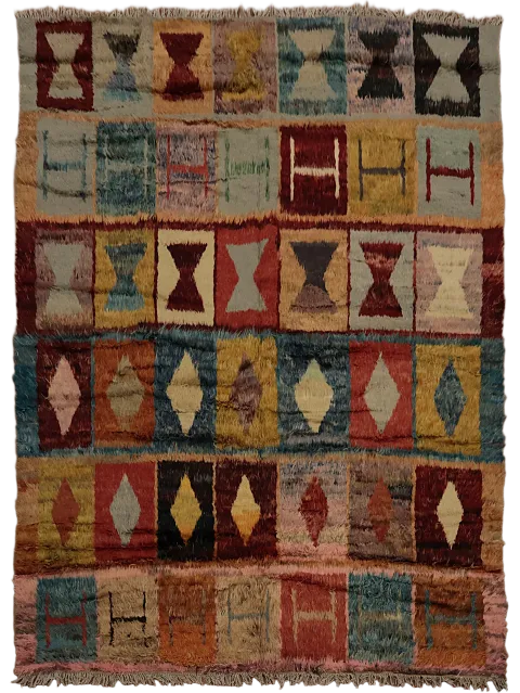 All-Over Moroccan Tribal Area Rug 8x10