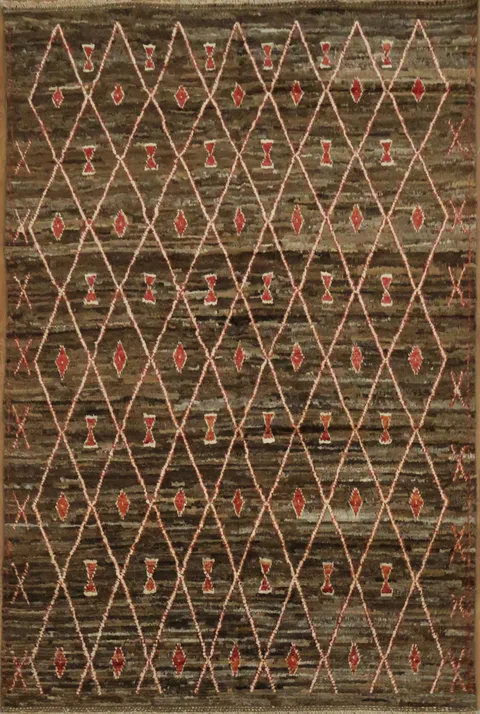 Trellis Moroccan Area Rug 7x10