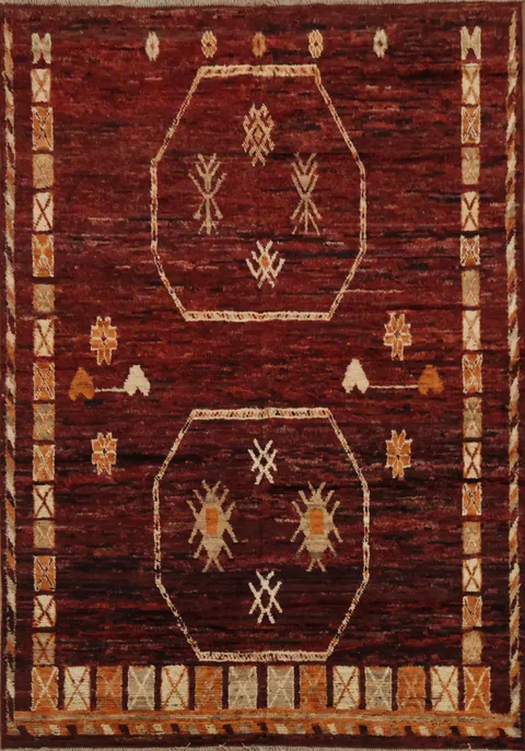 Tribal Moroccan Area Rug 7x10