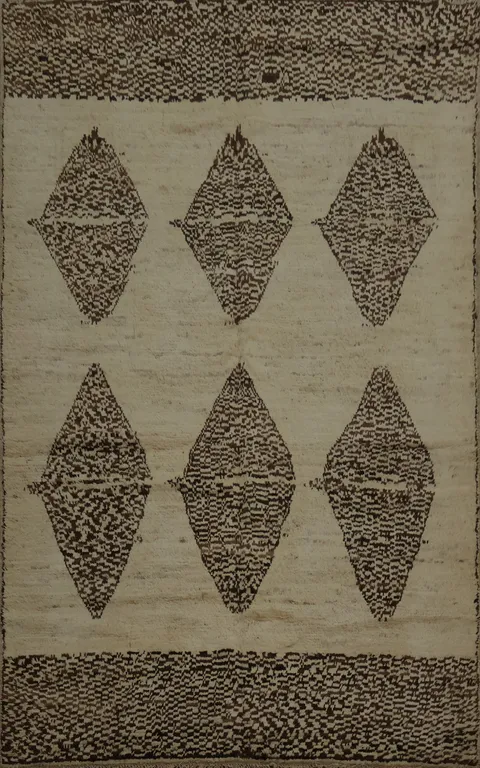 Geometric Moroccan Area Rug 7x10