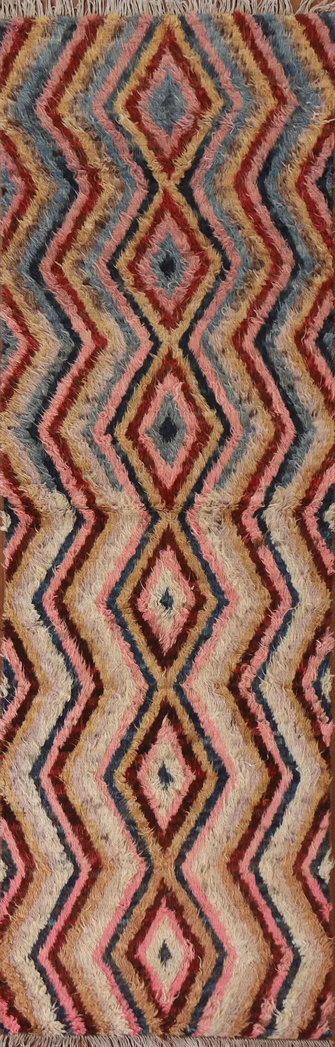 Moroccan Berber Runner Rug 3x10
