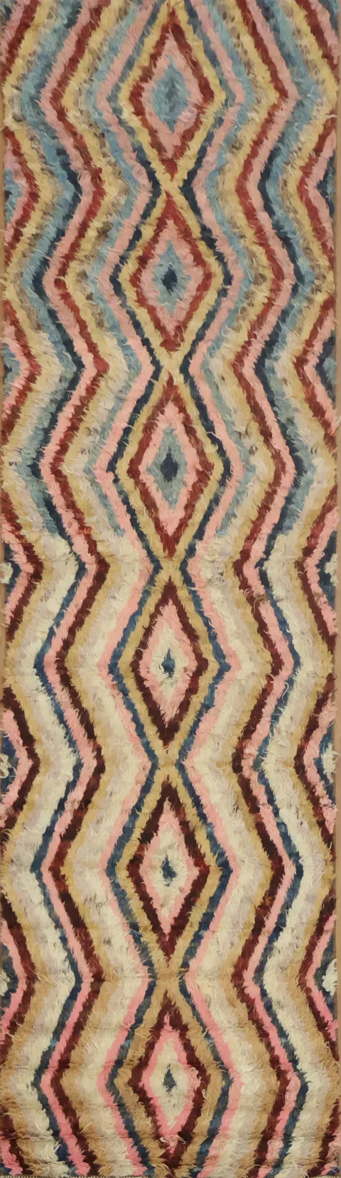 Moroccan Berber Runner Rug 3x10