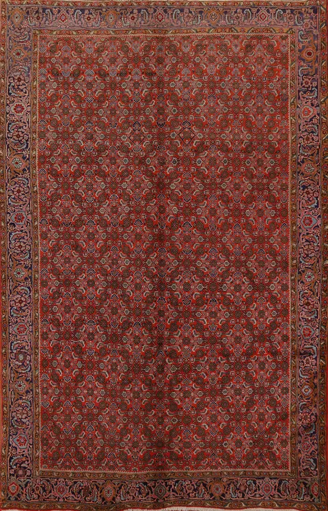 Vantage Red Bidjar Persian Area Rug 7x9
