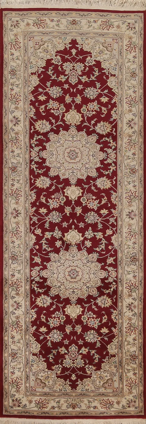 Vegetable Dye Aubusson Oriental Rug 3x8