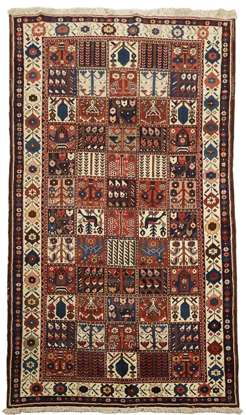 Garden Design Bakhtiari Persian Area Rug 6x10