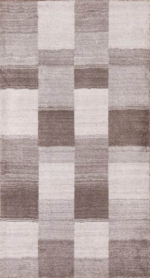 Checkered Gabbeh Oriental Area Rug 3x5