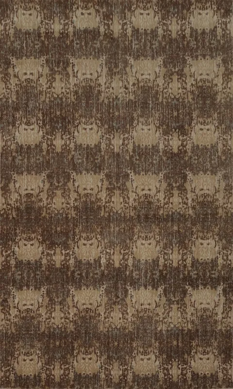 Classic Wool Abstract Area Rug 5x8 Perfect for Cozy Interiors