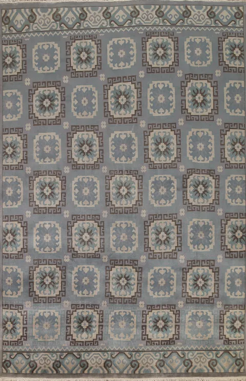 All-Over Savonnerie Geometric Area Rug 8x10