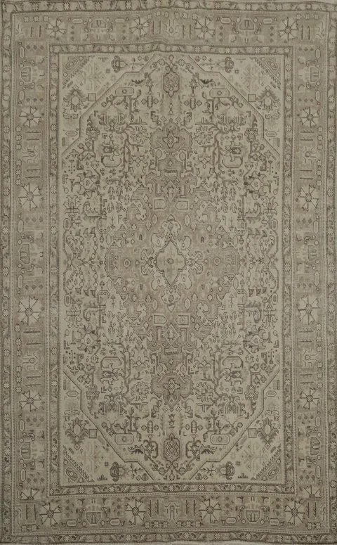 Elegant Tabriz Persian Area Rug 6x10 for Traditional Home Decor