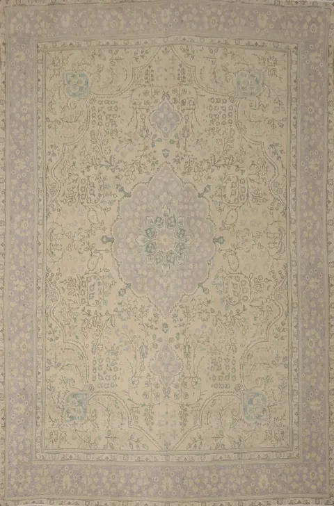 Intricate Detail and Subtle Tones in a Tabriz Persian Area Rug 9x13