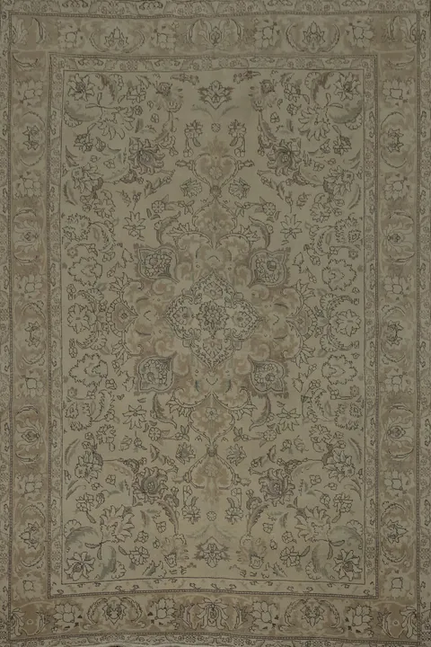 Luxurious Tabriz Persian Area Rug 6x9 with Timeless Botanical Motifs