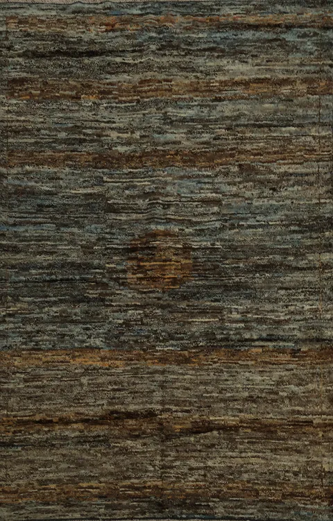 Striped Moroccan Area Rug 7x10