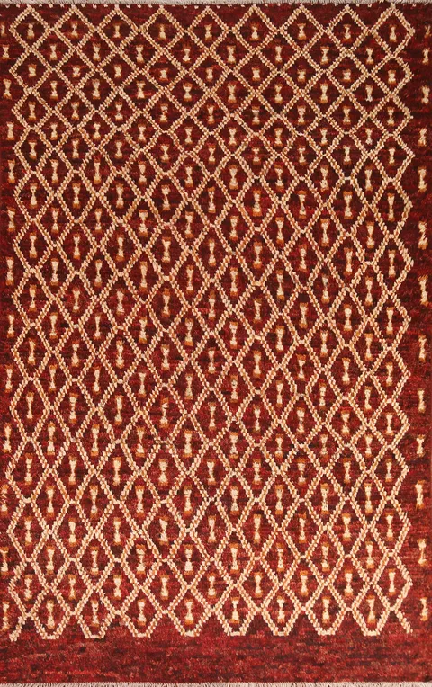 All-Over Moroccan Geometric Area Rug 6x9