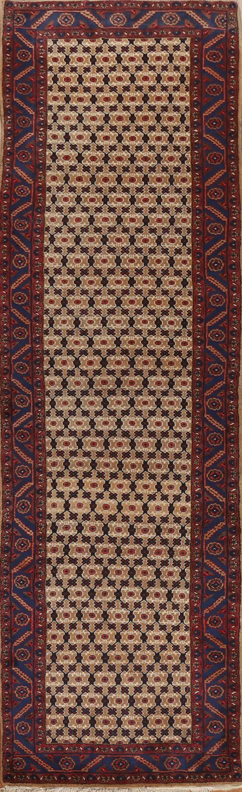 Geometric koliaei Runner Rug Wool 3x13