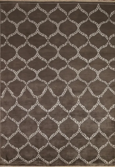 Dark Brown Gabbeh Oriental Area rug 8x10
