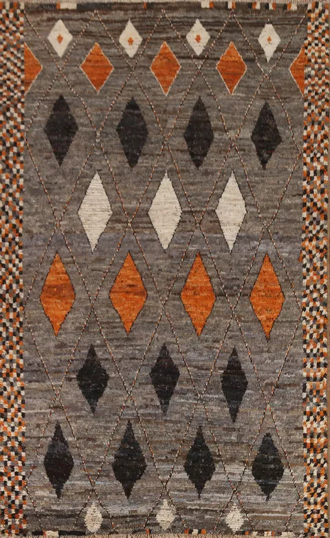 Geometric Moroccan Oriental Area Rug 7x10