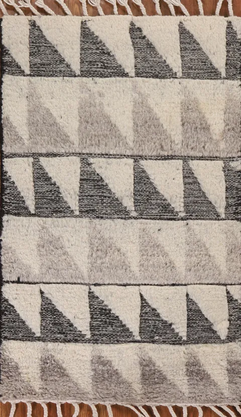 Geometric Moroccan Oriental Rug 2x3