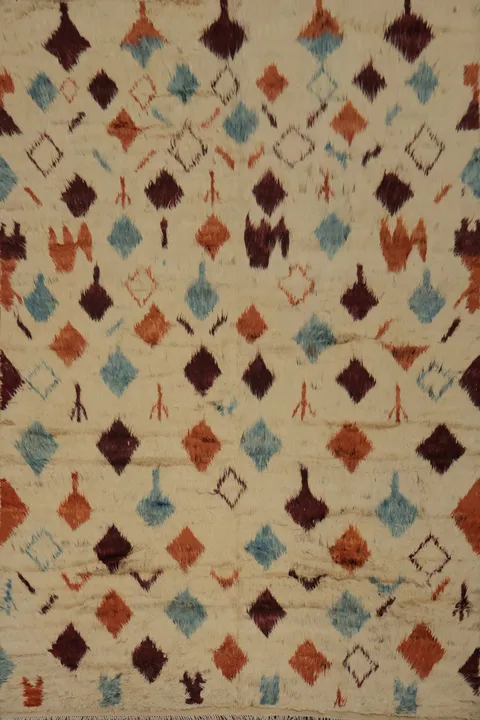 Tribal Moroccan Berber Area Rug 8x10