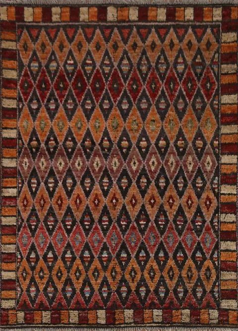 Geometric Moroccan Area Rug 5x7