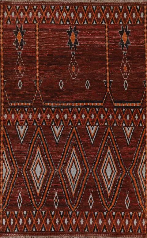 Geometric Moroccan Oriental Area Rug 7x10