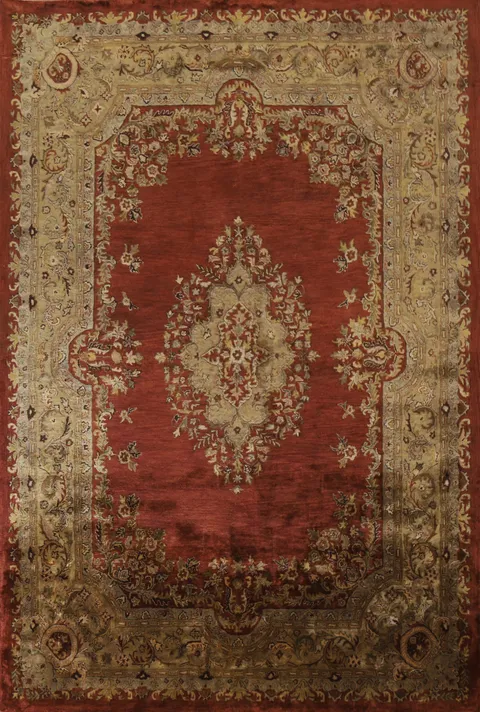 Hand-Tufted Aubusson Indian Area Rugs