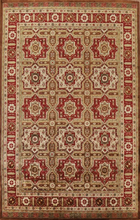 Geometric Kazak Handmade Area Rugs