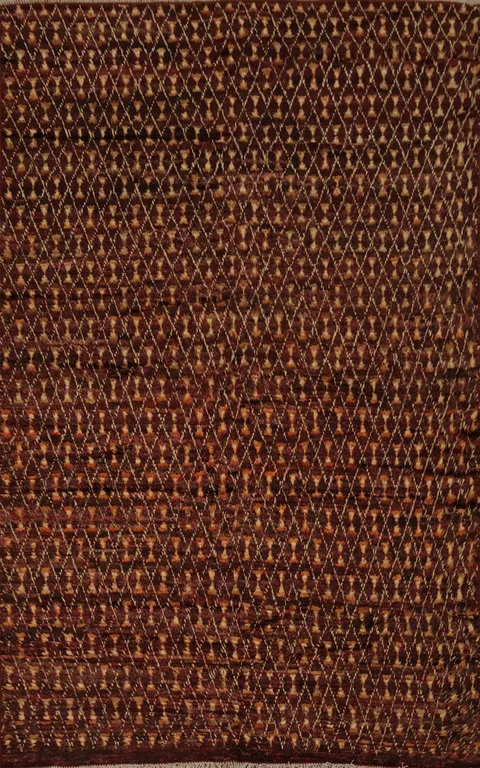 Earthy Colored Moroccan Area Rug 7x10 for Elegant Decor