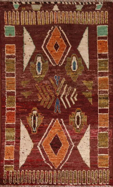 Geometric Moroccan Oriental Area Rug 4x6