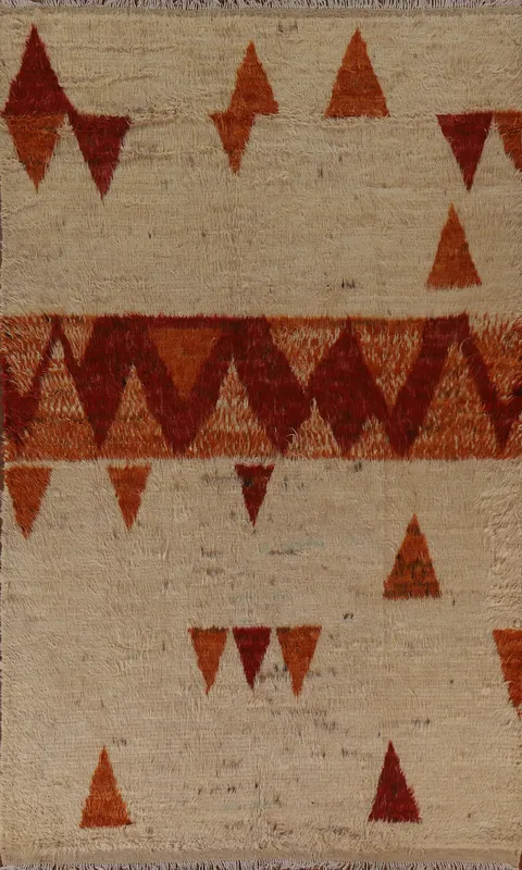 Tribal Moroccan Berber Area Rug 7x10