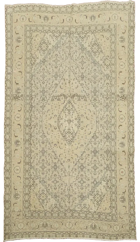 Distressed Tabriz Persian Area Rug 6x10