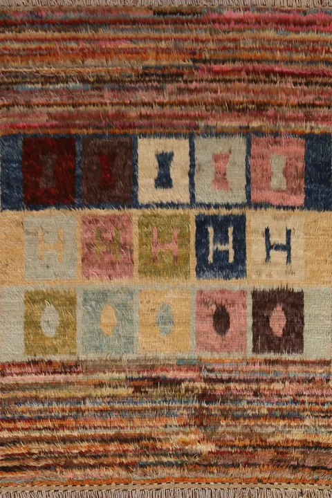 Tribal Moroccan Berber Area Rug 5x7