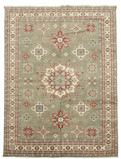 Vegetable Dye Kazak Oriental Area Rug 8x11