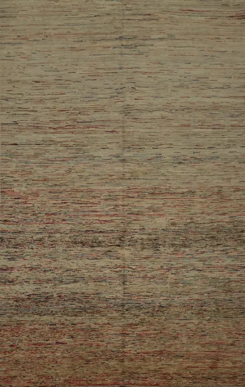 Warm Toned Gabbeh Kashkoli Area Rug 7x10 to Enhance Cozy Interiors
