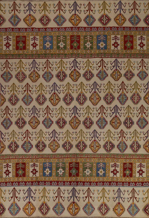 All-Over Kazak Oriental Area Rug 8x10